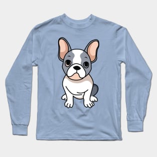 Cute Merle French Bulldog Long Sleeve T-Shirt